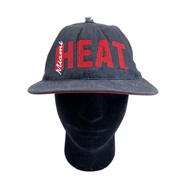 Rare Vintage Miami Heat Snapback Hat Sports Specialties USA - Picture 1 of 9